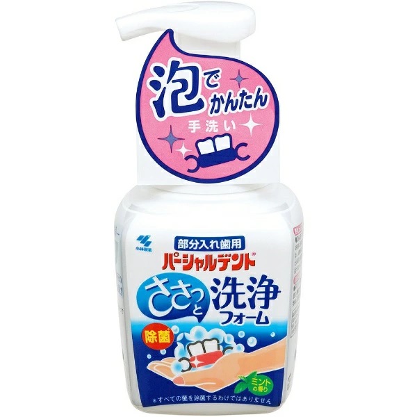 小林製薬 パーシャルデント 洗浄フォーム ミントの香り(250ml)