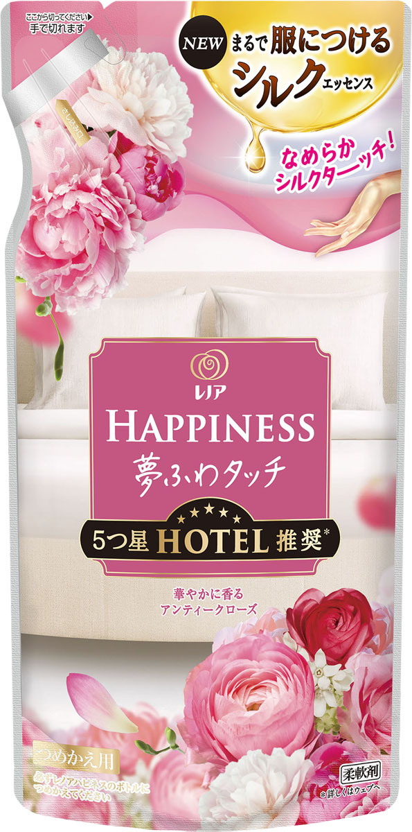 レノアハピネス夢ふわタッチ華やかに香るアンティークローズ詰替用 370ml