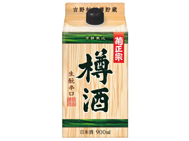 菊正宗酒造 菊正宗　上撰　９００ＭＬ　樽酒ネオパック