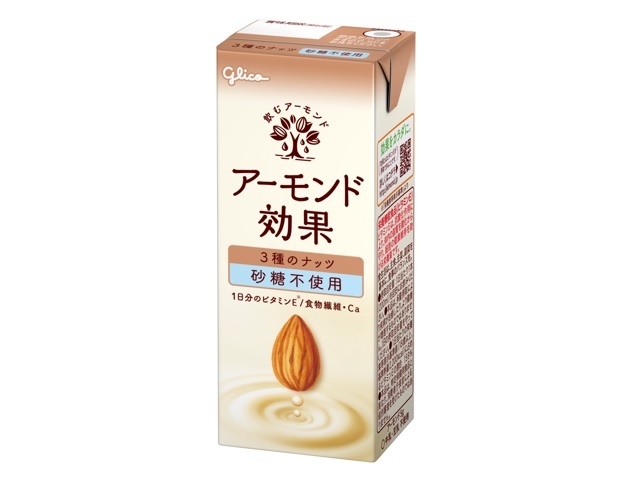 グリコ アーモンド効果 3種のナッツ砂糖不使用 ドライ 200ml