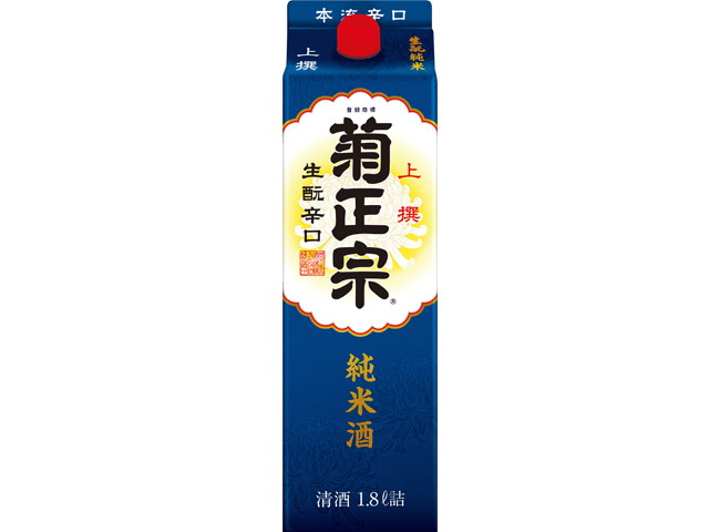 菊正宗　上撰　１．８Ｌ　さけパック・生もと純米