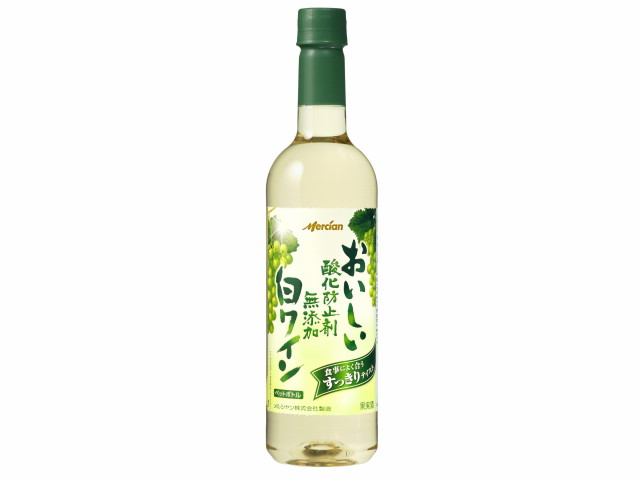 おいしい酸化防止剤無添加白ワイン ペットボトル(720ml)