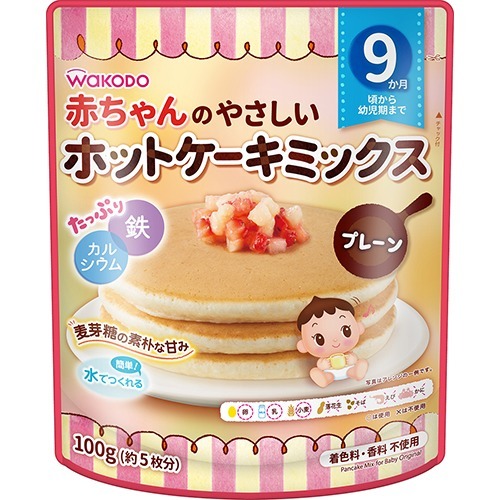和光堂 赤ちゃんのやさしいホットケーキミックス プレーン(100g)