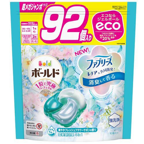 ボールド ジェルボール4D フレッシュフラワー 詰替 超メガジャンボ(92個入)