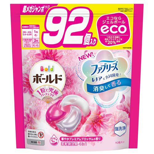 ボールド ジェルボール4D プレミアムブロッサム 詰替 超メガジャンボ(92個入)