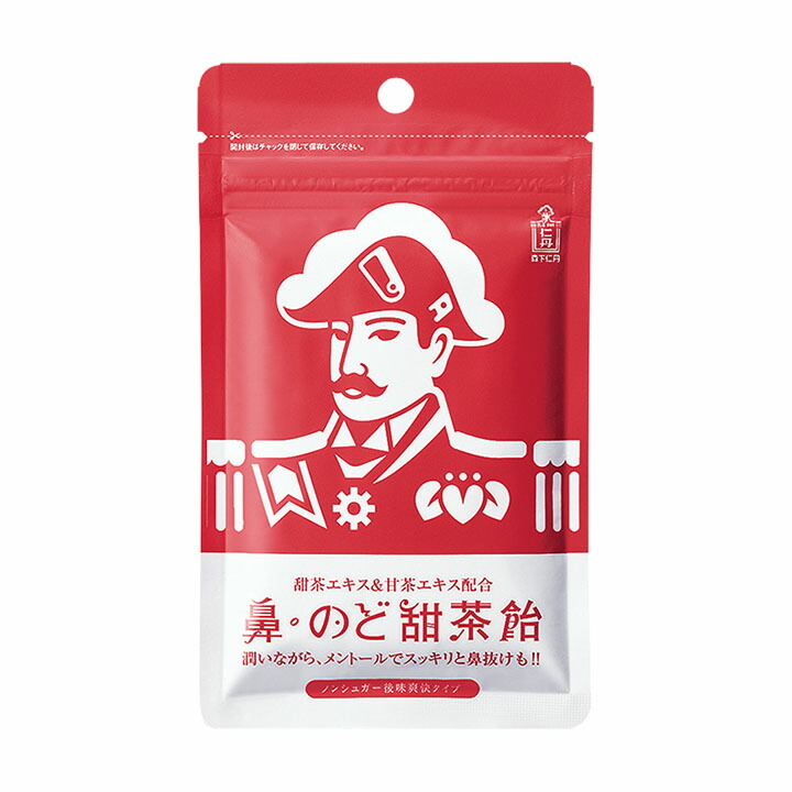 森下仁丹 鼻のど甜茶飴 38g