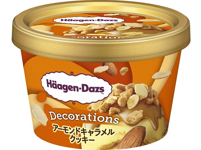 ハーゲンダッツ Decorationsアーモンドキャラメルクッキー 88ml