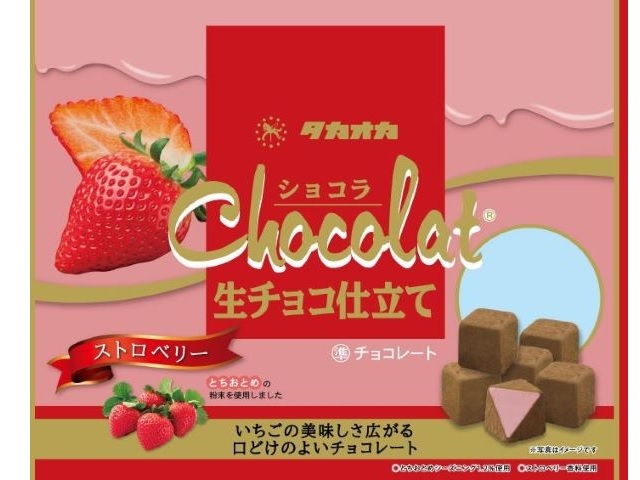 高岡食品工業 ショコラ生チョコ仕立て ストロベリー 140g
