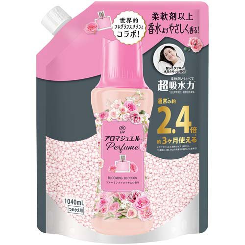 レノア ハピネス アロマジュエル 香り付け専用ビーズ ブロッサム 詰め替え 特大(1040mL)