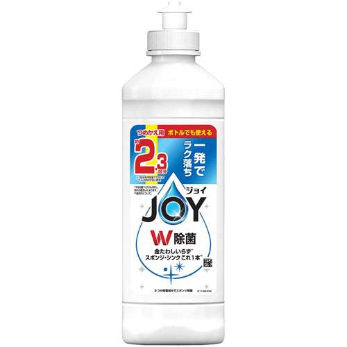 ジョイ W除菌 食器用洗剤 さわやか微香 キャップ付き詰め替え(300ml)