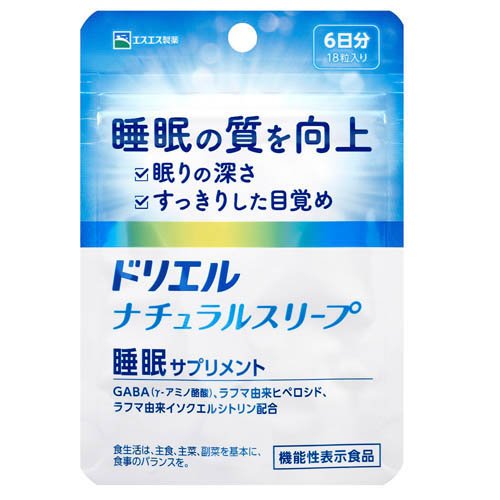 ドリエル ナチュラルスリープ(18粒)