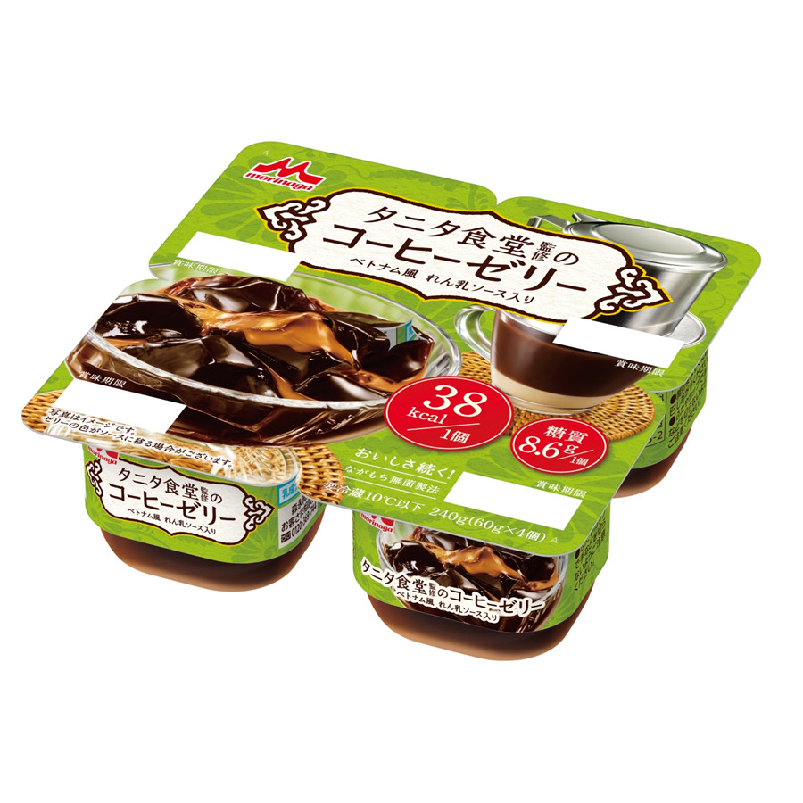 森永乳業 タニタ食堂監修のコーヒーゼリーベトナム風れん乳４Ｐの商品画像
