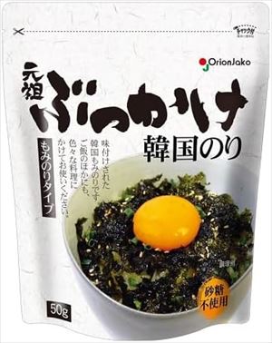 オリオンジャコー ぶっかけ韓国のり もみのりタイプ 50g