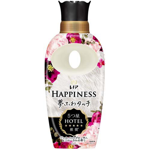レノア ハピネス 夢ふわタッチ 柔軟剤 ヴェルベットブロッサム＆フローラル 本体(450ml)