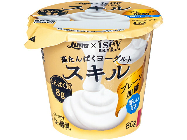 日本ルナ スキル プレーン加糖 80g