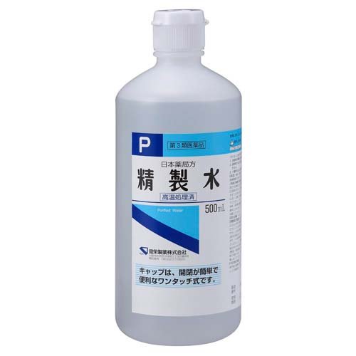 健栄 局方精製水(500ml)