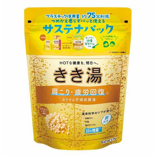 きき湯 カリウム芒硝炭酸湯 はちみつレモンの香り(360g)
