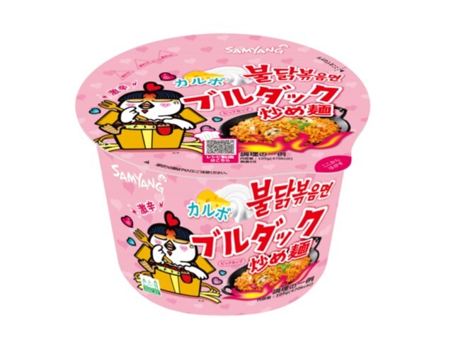 三養 カルボナーラぶるだっく炒め麺 カップ 105g