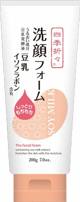 四季折々 豆乳イソフラボン 洗顔フォーム 200g