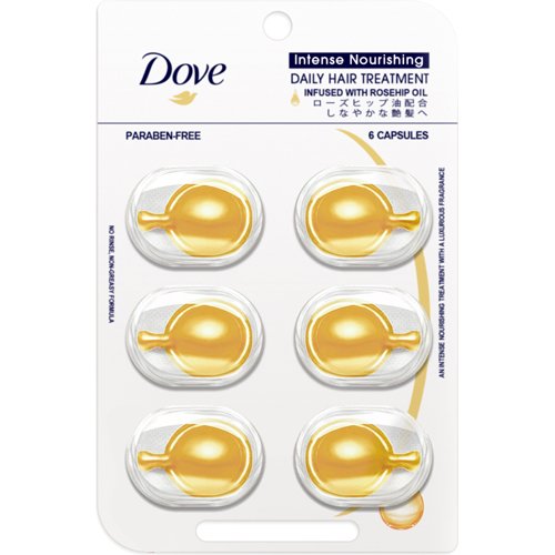 Dove シャイニーゴールドヘアオイル(6粒入)の商品画像