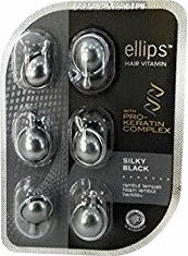ellips ヘアーオイル シルキーブラック 6P