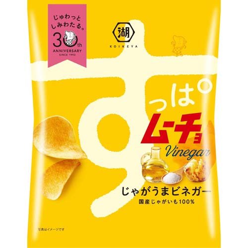 湖池屋 すっぱムーチョチップス じゃがうまビネガー味(55g)