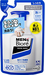 Biore(ビオレ) メンズビオレ 泡タイプ洗顔 つめかえ 130mlの商品画像