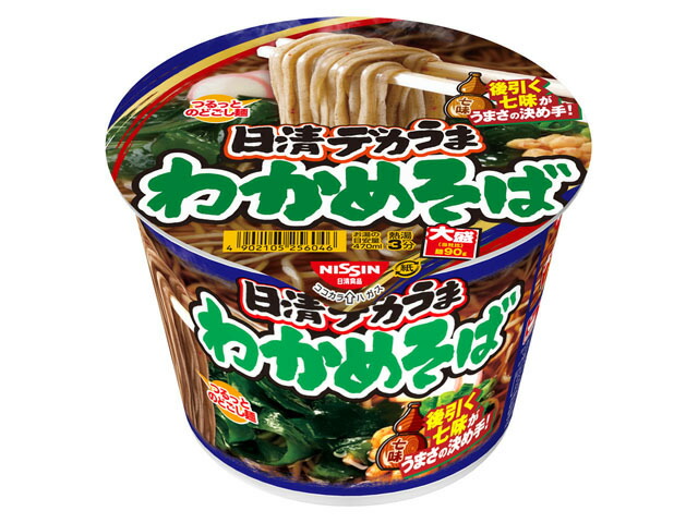 日清デカうま わかめそば(106g)