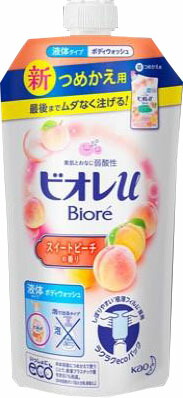 ビオレu スイートピーチの香り つめかえ用 340ml