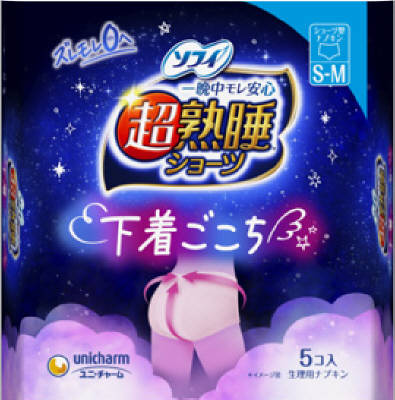 ソフィ 超熟睡ショーツSM 5枚