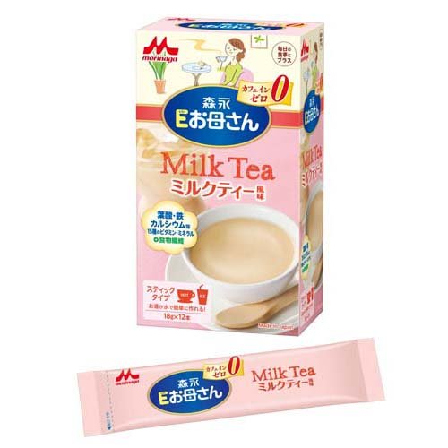 森永 Eお母さん ミルクティ風味(18g*12本入)