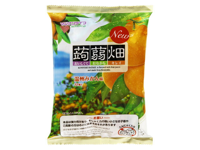 マンナンライフ 蒟蒻畑 温州みかん味 25gX12