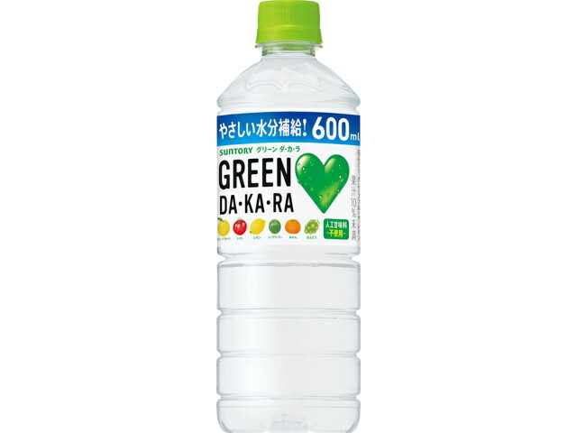 サントリー ＧＲＥＥＮ　ＤＡ・ＫＡ・ＲＡ　６００ペット自販機用