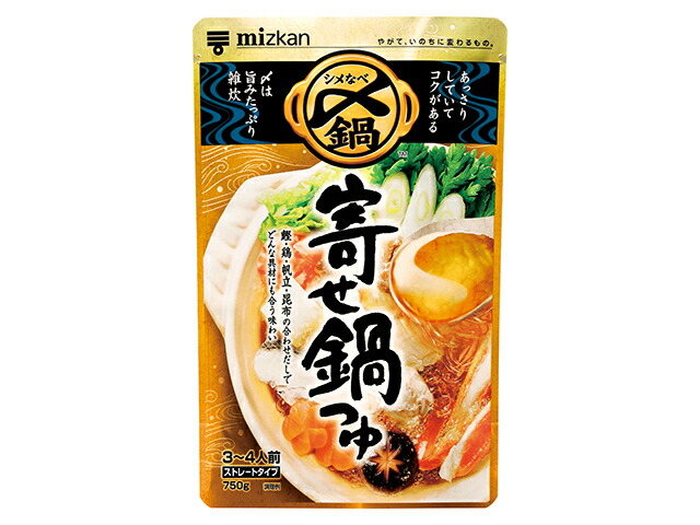 Ｍｉｚｋａｎ 〆まで美味しい寄せ鍋つゆ　ストレート