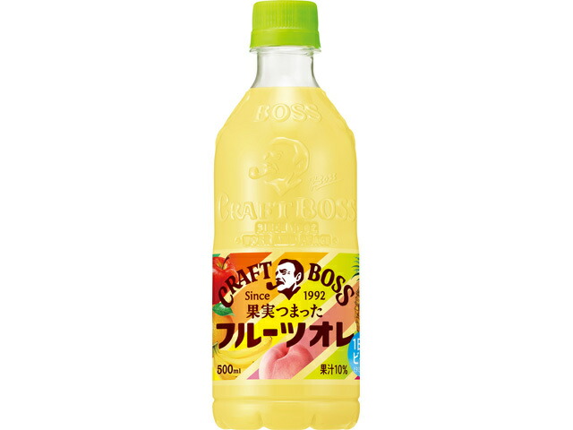 サントリー クラフトボス　フルーツオレ　５００Ｐ（自販機用）