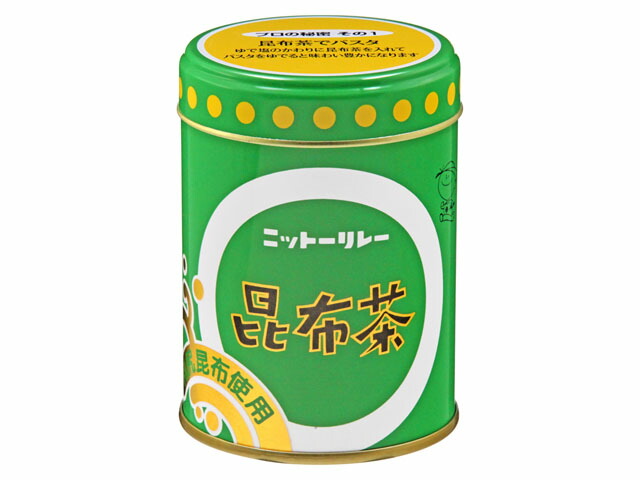 ニットーリレー 昆布茶 缶 80g