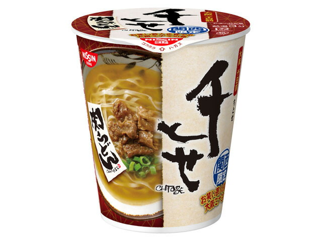 日清食品 千とせ　肉うどんの商品画像