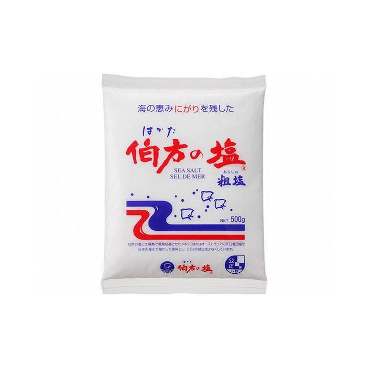 伯方の塩 粗塩(500g)