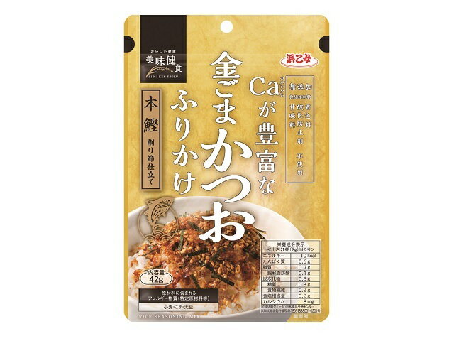 浜乙女 Caが豊富な金ごまかつおふりかけ 42g