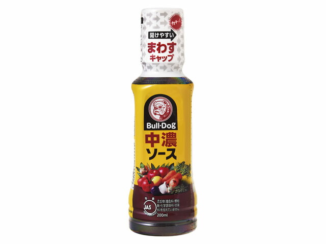 ブルドックソース ブルドック　中濃ソース２００ｍｌ