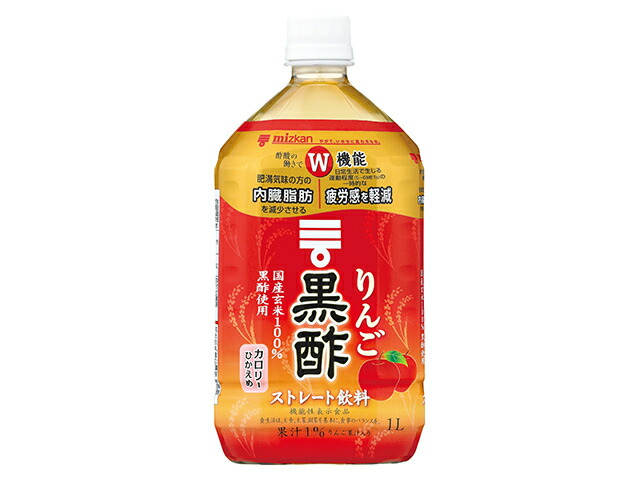 Ｍｉｚｋａｎ りんご黒酢　ストレート　１０００ｍｌ
