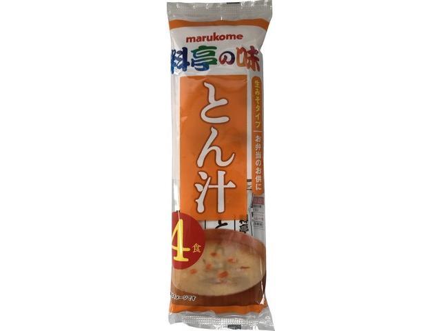 マルコメ 生みそ汁とん汁　４食