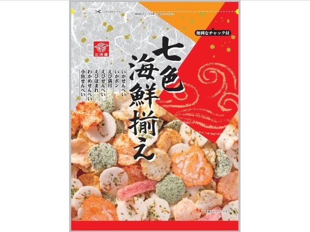 三河屋製菓 七色海鮮揃え 125g