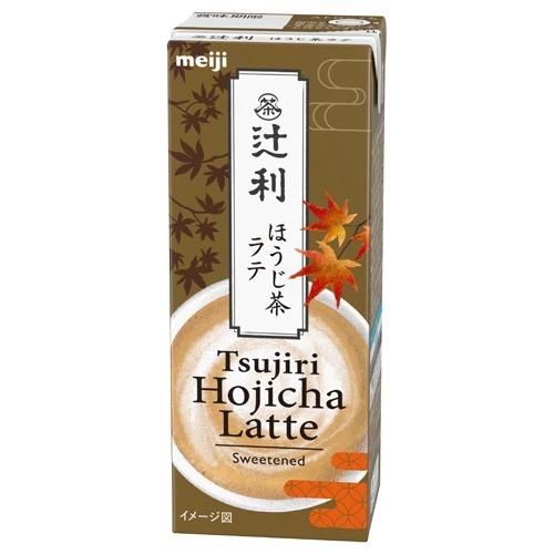 明治 辻利ほうじ茶ラテ(200ml)の商品画像