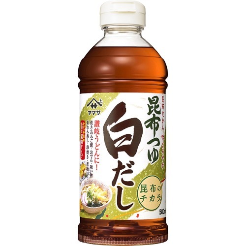 ヤマサ 昆布つゆ 白だし(500mL)