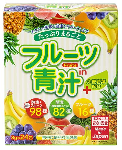 ジャパンギャルズSC たっぷりまるごとフルーツin青汁 72g