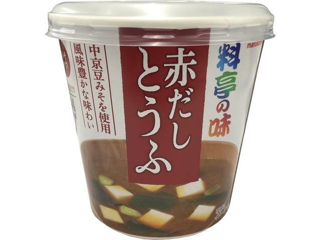 マルコメ カップ　料亭の味　赤だしとうふ　６入の商品画像