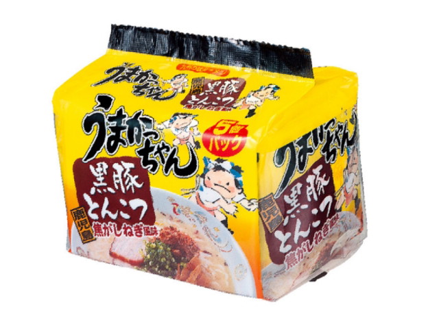 うまかっちゃん 鹿児島黒豚とんこつ(5コ入パック)