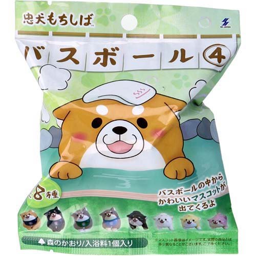 忠犬もちしばバスボール4 森の香り 1回分(75g)