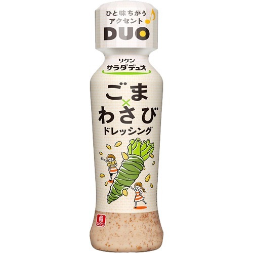 リケン サラダデュオ ごまわさびドレッシング(190ml)